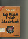 Tata Bahasa Praktis Bahasa Indonesia